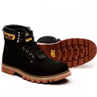 Bota Caterpillar 2190 Creme Nobuck Bico PVC - Caterpillar