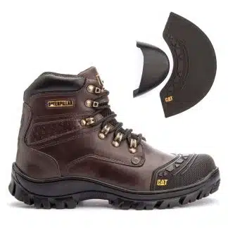 Bota Caterpillar 2190 Café Látego Bico PVC Caterpillar Masculino Bota Caterpillar 2190 Café Látego Bico PVC Caterpillar Masculino