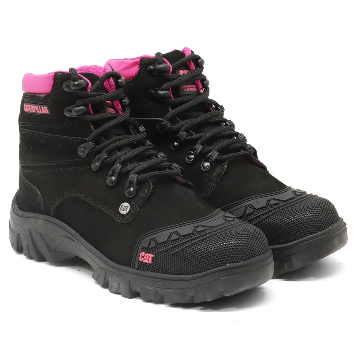 Bota Caterpillar feminina preto detalhe pink lançamento 2023 - envio  imediato super promoção GARANTA JA - Escorrega o Preço