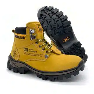 Bota Caterpillar 2115 Mostarda Nobuck Caterpillar Masculino Bota Caterpillar 2115 Mostarda Nobuck Caterpillar Masculino