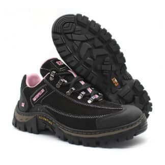 Tênis Caterpillar 2085 Preto Rosa Caterpillar Feminino Tênis Caterpillar 2085 Preto Rosa Caterpillar Feminino