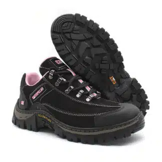 Tênis Caterpillar 2085 Preto Rosa Caterpillar Feminino Tênis Caterpillar 2085 Preto Rosa Caterpillar Feminino